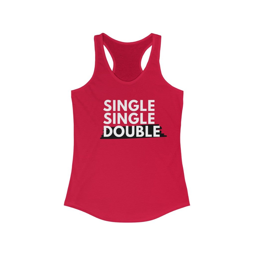 Dance shirts - red with black stripe