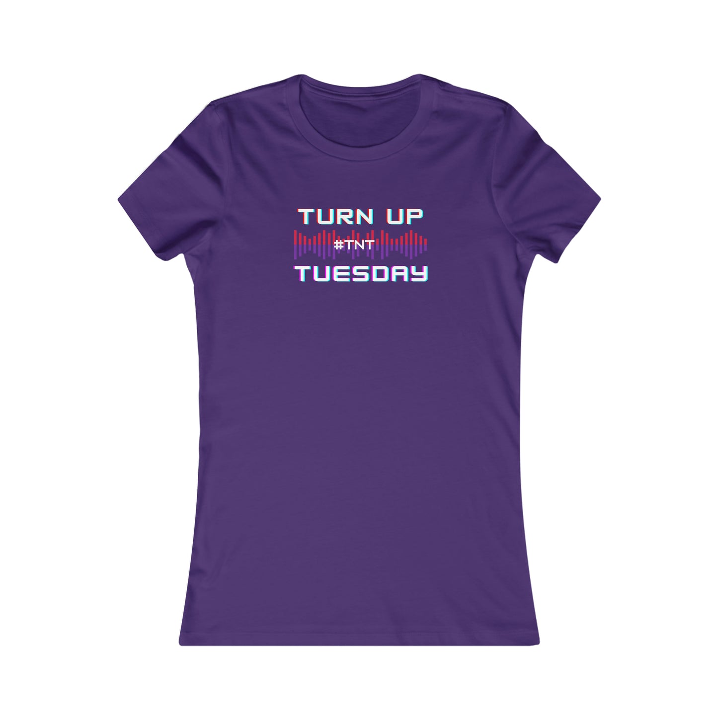 Turn Up Tuesday Dance Fitness T Shirt 💥 Ladies Fitted Cut