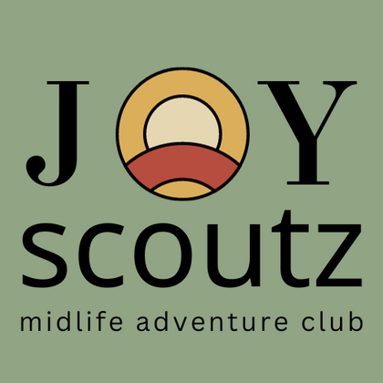 Joy Scoutz midlife adventure club logo