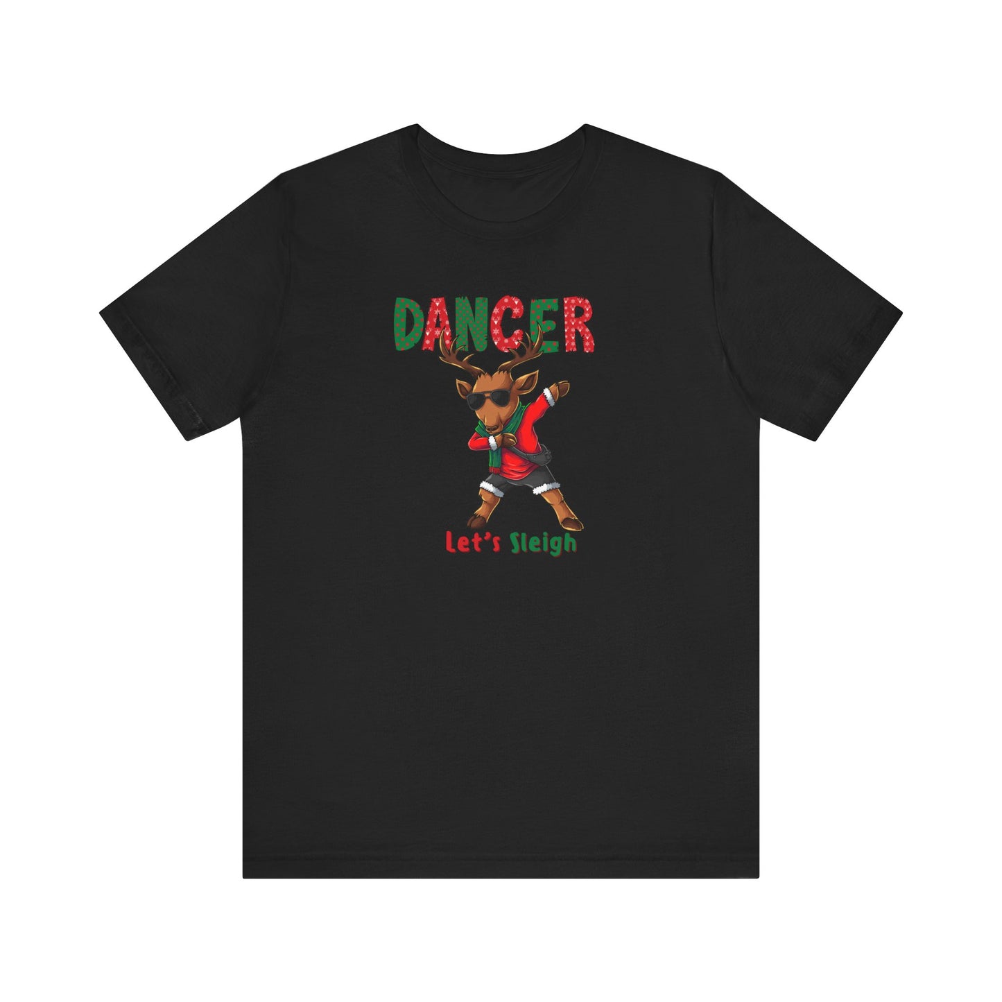 Dancer the Reindeer 🦌 Dance Fitness T-Shirt | Holiday Apparel for Dancers