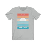San Diego Sunset Skate T-Shirt [Time for a 🌅  Skate at the Beach]