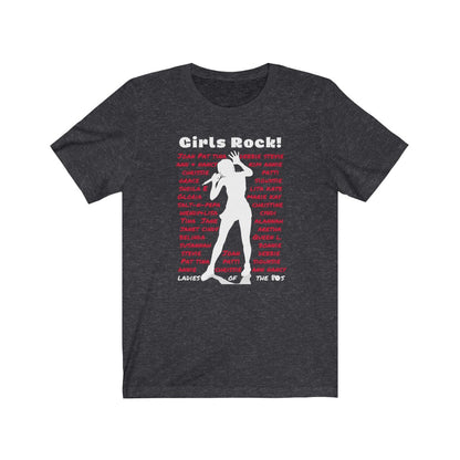 womens rock t shirts - dark grey heather