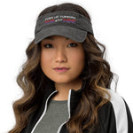 workout visor shown on female model