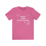 roller skating tshirt - charity pink